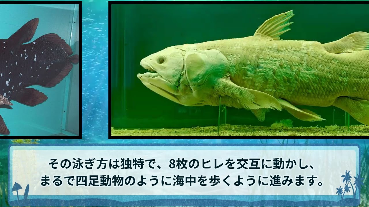 「シーラカンスの謎」を解説する動画のサムネイル画像