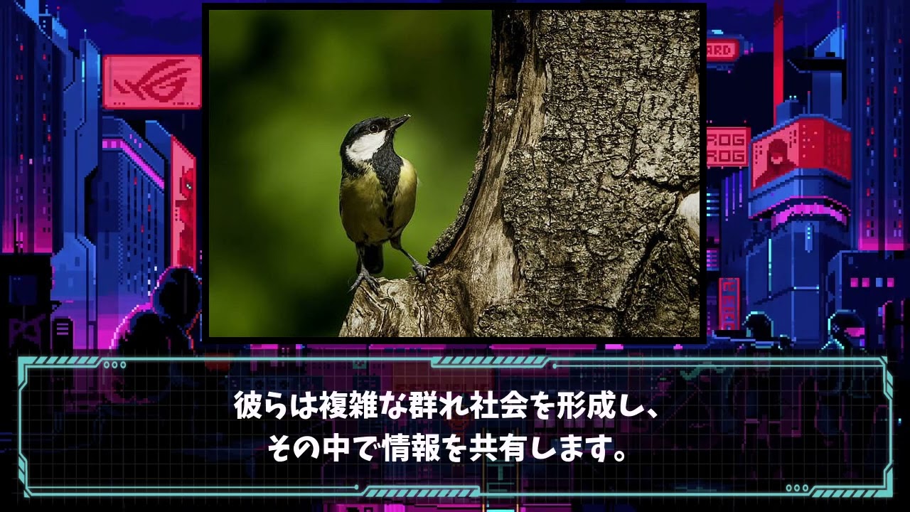 「シジュウカラの知恵」を解説する動画のサムネイル画像